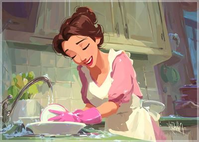 Khung Cảnh Hạnh Phúc Trong Bếp...